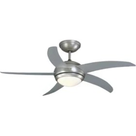 Resim Kaşkar Aydınlatmalı 5 Kanatlı Uzaktan Kumandalı Gri Tavan Vantilatörü L44 