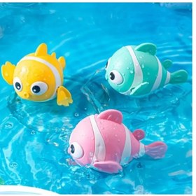 Resim Etty Kurmalı Balık Bebek Banyo Oyuncağı 