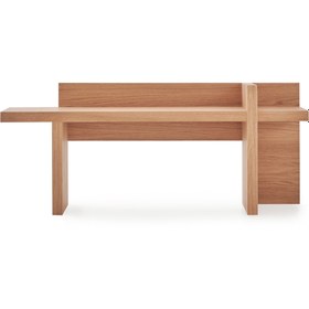 Resim Kanō - Meşe Bank - 120x35x50 / Açık Ahşap 