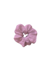 Resim Dev Boy 3'lü Muslin Saç Lastiği Pamuklu Saç Tokası Set Pembe 