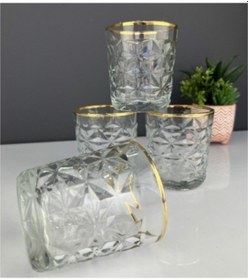 Resim 6'lı Kristal Meşrubat Bardağı 300 Ml Çok Renkli 