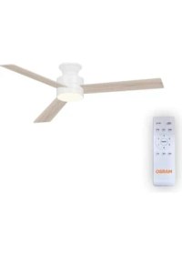 Resim Ceiling Blade Fan 18W 3 Kanatlı Beyaz Kumandalı Tavan Vantilatörü 