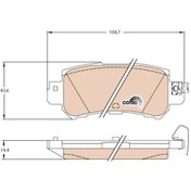 Resim TRW GDB3539 Fren Balatasi Arka (Mazda: Cx-5 2.0 Awd 2.0 2.5 Awd 2.2 D 2.2 D Awd 11-) K0Y12648Z (WC555583) 