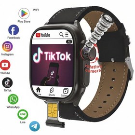Resim FG 3 Haino Teko Android Akıllı Saat 5G Sim Kart Destekli Amoled Ekran Kameralı Wifi Google Play Destekli Dokunmatik Ekran Sim Kartlı Akıllı Saat 