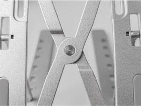 Resim Taşınabilir Laptop Stant Bilgisayar Stant Notebook Stant Tüm Laptoplarla Uyumlu Bilgisayar Standı Taşınabilir Metal Kaymaz Stant Dizüstü Bilgisayar Stantları Stantı 