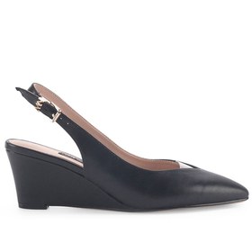 Resim Nine West NILA 3FX Siyah Kadın Dolgu Topuk Ayakkabı 