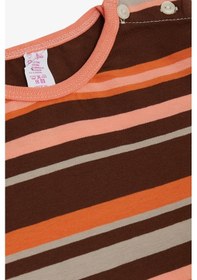 Resim Breeze Kız Bebek Uzun Kollu Tişört Çizgili Patlı 9 Ay-3 Yaş, Karışık Renk Çok Renkli 