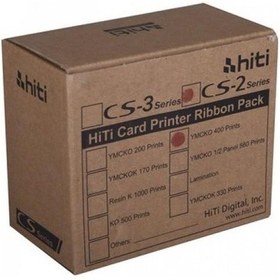 Resim Hiti CS-2 Ribon YMCKO 400 Baskı Renkli Ribon + Çip 
