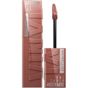Resim Maybelline new york super stay vinyl ink uzun süre kalıcı likit parlak ruj 120 punchy 