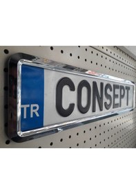 Resim Nikelaj Plakalık 2Adet Yeni Nesil Plakalık Krom Plakalık 299691617 