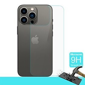 Resim Microsonic Apple Iphone 13 Pro Max Arka Temperli Cam Ekran Koruyucu 