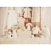 Resim Yaozixa Fotoğraf Çekim Arka Planı Çadırı 2.1x1.5m Çiçek Desenli Poliester Xt-013 Çok Renkli 