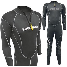Resim Free-Sub 5Mm Thyphoon Siyah Scuba Tüplü Dalış Elbisesi (489036531) Siyah 