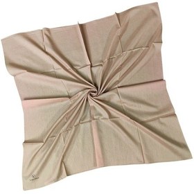 Resim Mim Eşarp Valino Organik Pamuk Düz Renk Eşarp 100x100 Cm - Doğal Ve Nefes Alabilen Kumaş Gold 