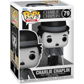Resim Misda Store Toys Funko Pop Icons: Charlie Chaplin Figür 