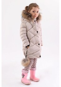 Resim Benitto Kids Kız Çocuk Mont 51278-bej Bej 