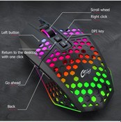 Resim Fmouse X801 8 Tuşlu 1600 Dpı Işıklı Oyuncu Kablolu Optik Mouse 