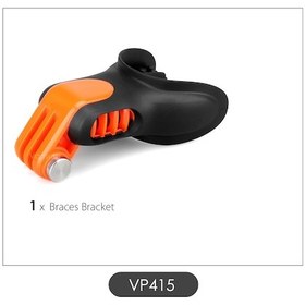 Resim Vp415-go Pro Hero İçin Vamson 10 9 8 7 6 5 4 4k Hareket Kamera Aksesuarları Sörf Ateş Gopro Hero 10 Vp415 Için Silikon Parantez Kiti 