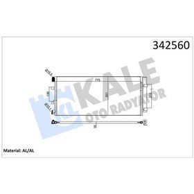 Resim Kale 342560 - Klima Radyatoru Kondenseri Renault Master Iıı 10 O 