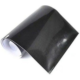 Resim 5d Siyah Ultra Parlak Karbon Folyo Hava Kanallı Koruma Jelatinli 