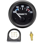 Resim Geeksen 2 İnç 52mm Su Sıcaklık Ölçer Evrensel Araba İşaretçi Su Sıcaklık Ölçer Kiti 100-250 Fahrenheit Beyaz 