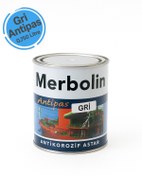 Resim Merbolin Pas Önleyici Metal Astarı Gri 0.75 Litre 