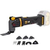 Resim DX41B 18VOLT Kömürsüz Profesyonel Çok Amaçlı Devir Ayarlı Raspalama+14 Adet Aksesuar (Akü Dahil Değildir) 