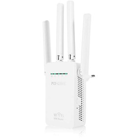 Resim Pix-Link Wireless Router 4 Antenli MODEL:LV-WR09 Alan Genişletici 