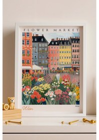 Resim Viyana Avusturya Çerçeveli Tablo Seyahat Severlere Salon Ve Ofis İçin Estetik Duvar Dekoru Travel Flower Market 