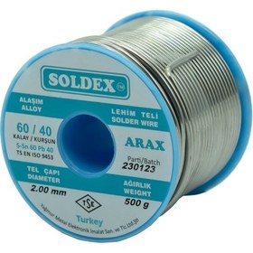 Resim Sn60 Pb40 Arax Lehim Teli - 2mm 500gr 