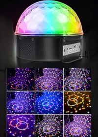 Resim Bluetooth ve Uzaktan Kumandalı Çok Renkli Masaüstü Disko Topu, Ürün Kodu: TEK-8FFE31839D9FD16F2741B9-CAN 