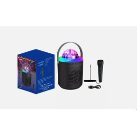 Resim Rgb Işıklı Kablosuz Hoparlör & Mikrofon Taşınabilir, Şarjlı, Parti Ve Eğlence İçin Mükemmel Ses Senalstore 