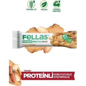 Resim Fellas Protein Bar Yer Fıstığı Ezmeli 40 Gr x 12 Adet 