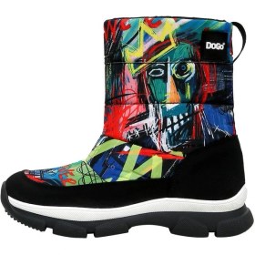 Resim Dogo Kadın Vegan Çok Renkli Kar Botu - The Weekend Is Over Tasarım 