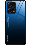 Resim Xiaomi Redmi Note 12 Pro+ Çin Degrade Renkli Cam Telefon Kılıfı İçin 