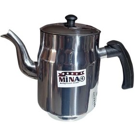 Resim Akıllelma-mina Kahveci Demlik Siyah 4 No Inox 