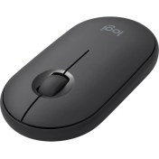 Resim Logitech M350 Pebble Sessiz Kablosuz Kompakt Mouse - Siyah 
