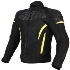 Resim Prohel Colombia Yazlık Motosiklet Montu Siyah - Neon Sarı 