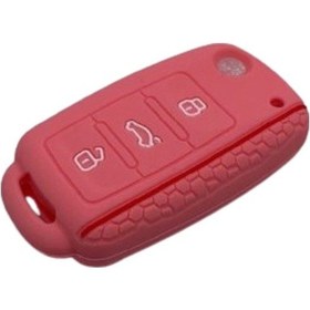 Resim Volkswagen Polo Uyumlu Silikon Anahtar Kılıfı, Anahtar Kabı (533082761) 