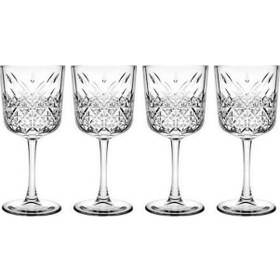 Resim Paşabahçe Ayaklı Su Bardağı 440276 4lü Timeless 330cc Beyaz 