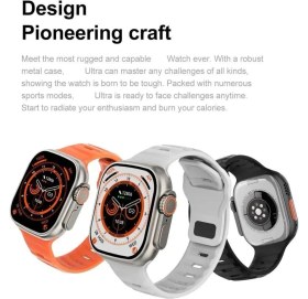 Resim 49MM Akıllı Saat ve Bluetooth Kulaklık, Uyumlu ve Şık Tasarım 