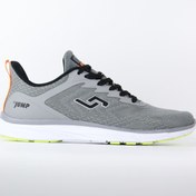 Resim Jump - 29585 Gri Örgü Erkek Spor Ayakkabı 