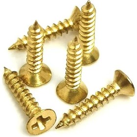 Resim Klips, Menteşe, Ayak, Ağaç, Sunta Vidası 3x13 Mm - Sarı 1000 Adet Çok Renkli 