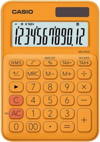 Resim Casio MS-20UC-RG Masaüstü12 Hane Hesap Makinesi 