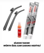 Resim automars FİAT ALBEA 2002-2012 SİLECEK TAKIMI WÜRTH CAM SABUNU HEDİYELİ DPMAH 