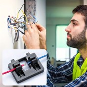 Resim 1 adet Yaylı Tel Kaynaklama Kelepçesi, Daha İyi Geri Tepme ve Uzun Ömürlü, Ayarlanabilir Yükseklik, Dayanıklı Plastik, Güvenli Tel Kaynaklama ve Elektrot Tutma İçin İdeal, Profesyonel ve Amatör Kullanım İçin Çok Yönlü Bir Araç, Kaynak Çalışasyonu, Ev Dekoru, Elektriksel İş 