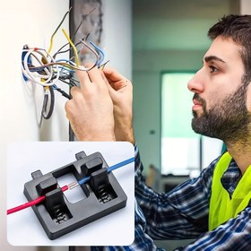 Resim 1 adet Yaylı Tel Kaynaklama Kelepçesi, Daha İyi Geri Tepme ve Uzun Ömürlü, Ayarlanabilir Yükseklik, Dayanıklı Plastik, Güvenli Tel Kaynaklama ve Elektrot Tutma İçin İdeal, Profesyonel ve Amatör Kullanım İçin Çok Yönlü Bir Araç, Kaynak Çalışasyonu, Ev Dekoru, Elektriksel İş 