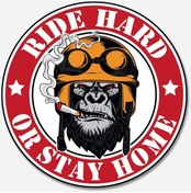 Resim Sert Sür yada Evde Kal - CarMagnet Mıknatıslı Tak Çıkart Araç Aksesuarı - 12-MTR-005 