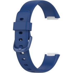 Resim Fitbit Luxe Silikon Renkli Toka Saat Bandı İçin Xdfind, Boyut: L Koyu Mavi 