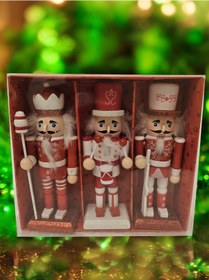 Resim 3'lü Fındıkkıran Dekoratif Obje - Beyaz 